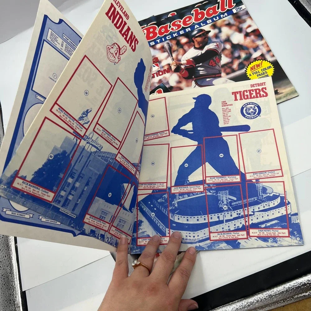 1983 Topps Baseball‎ Sticker Album Lot 6 NEW Major League Baseball